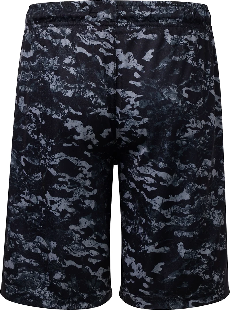 BCG Boys' Training Turbo Camo Shorts 7.5