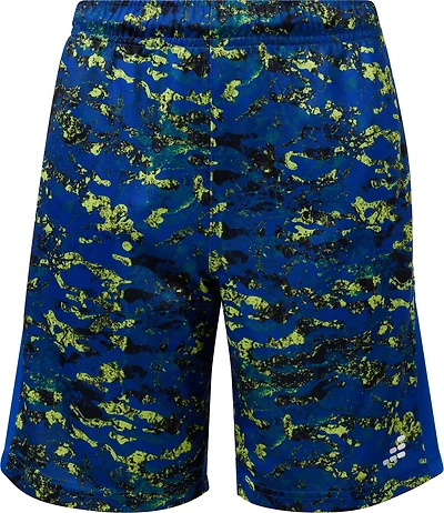 BCG Boys' Training Turbo Camo Shorts 7.5
