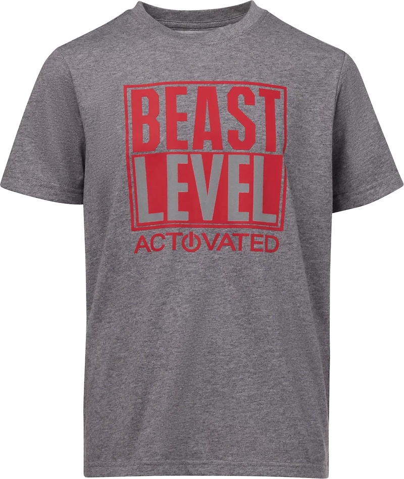 BCG Boys' Lifestyle Beast Level Short Sleeve T-shirt