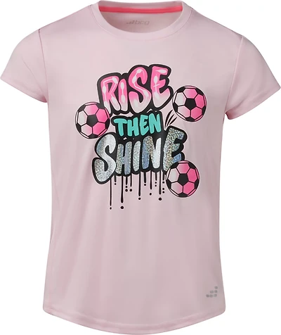 BCG Girls' Training Turbo Rise Shine Graphic Short Sleeve T-shirt