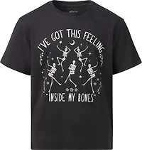 BCG Girls' Lifestyle Cotton Boxy Skeleton T-shirt