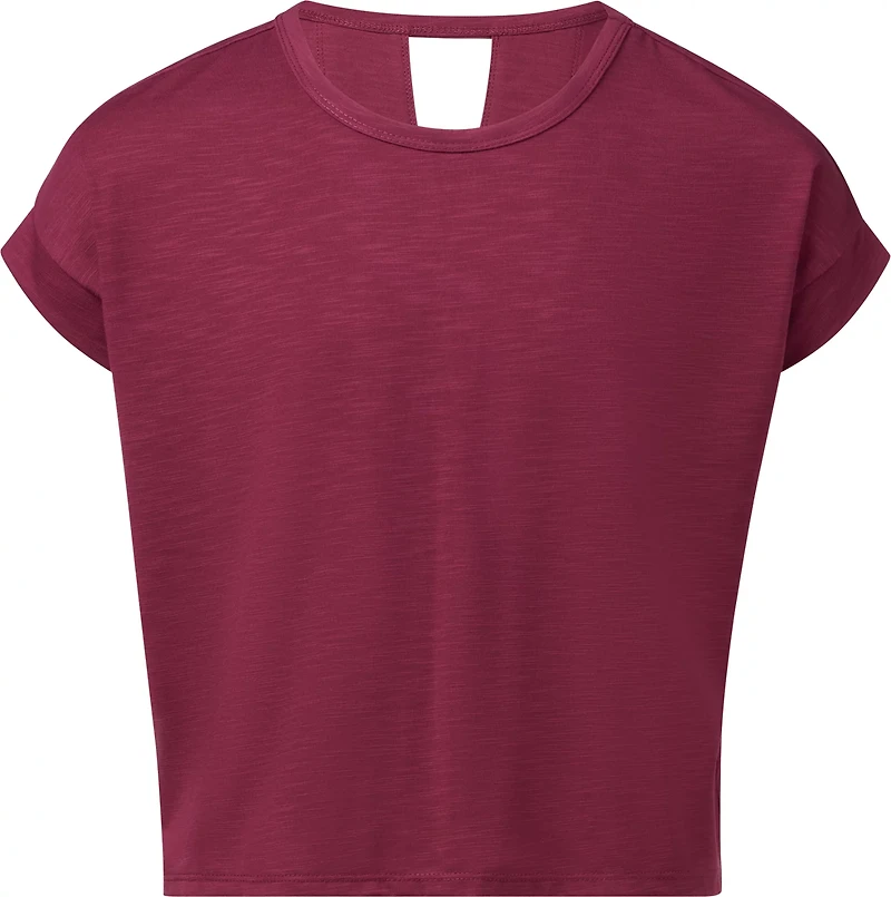BCG Girls' Slub Cut-Out T-shirt