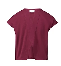 BCG Girls' Slub Cut-Out T-shirt