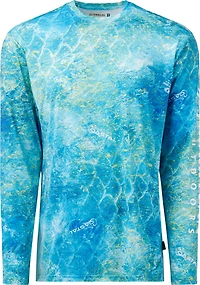 Magellan Outdoors Men's Mossy Oak Coastal Long Sleeve Crew T-shirt