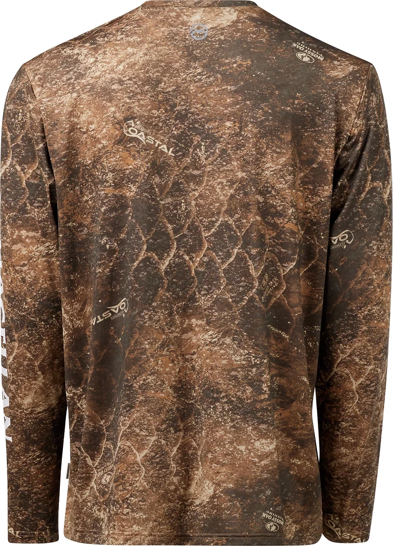 Magellan Outdoors Men's Mossy Oak Coastal Long Sleeve Crew T-shirt