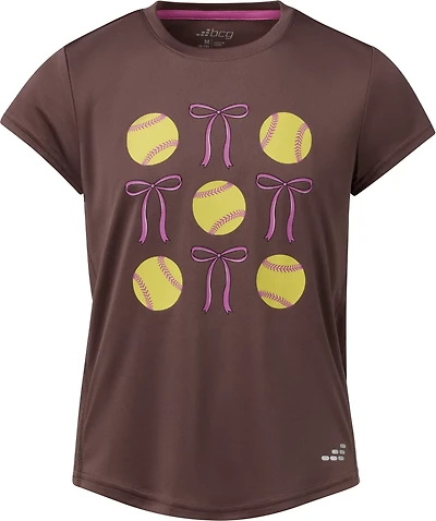 BCG Girls' Turbo SB Bow Graphic T-shirt