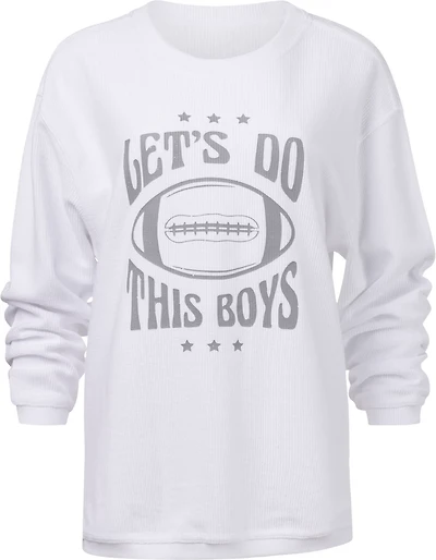 Jadelynn Brooke Women's Let's Do This Boys T-shirt