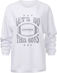 Jadelynn Brooke Women's Let's Do This Boys T-shirt