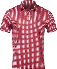 Burlebo Men's Alabama Performance Long Sleeve Polo Shirt