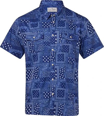 Burlebo Men's Texas Performance Short Sleeve Western Shirt