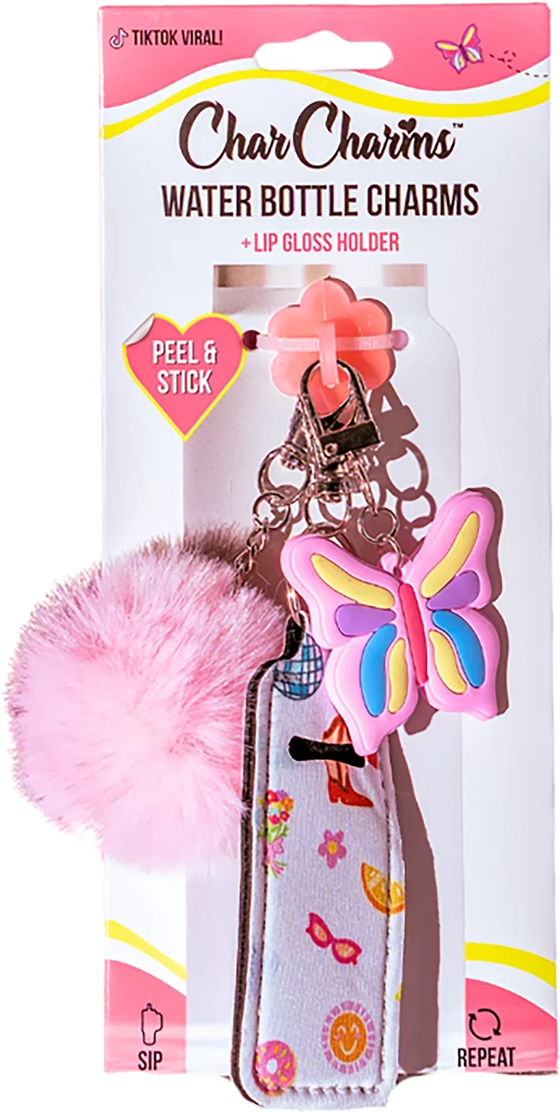 CharCharms Charms All Over Sketch Bundle with Lip Gloss Holder
