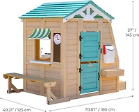 Teamson Kids' Gardenia Playhouse with Garden Window