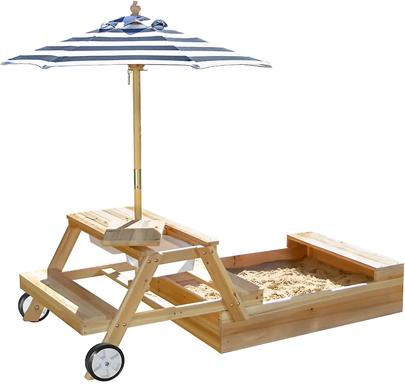 Teamson Kids' Sorrento 2-in-1 Picnic Table + Sandbox