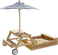 Teamson Kids' Sorrento 2-in-1 Picnic Table + Sandbox
