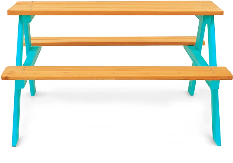 Teamson Kids' Classic A-Frame Wooden Picnic Table
