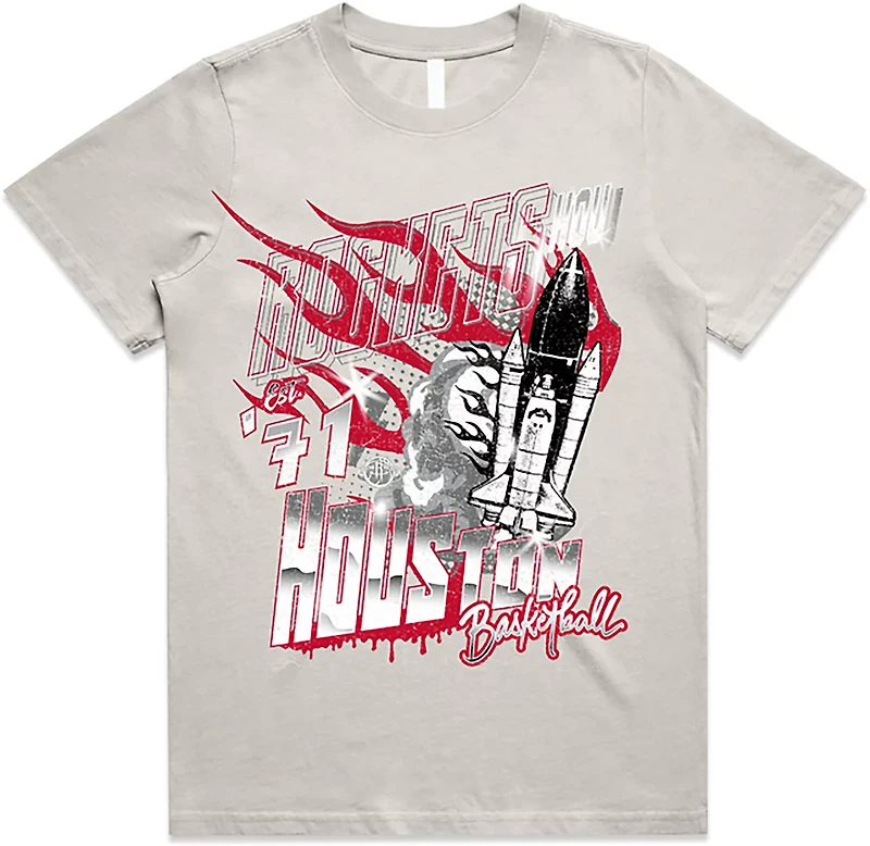 The Wild Collective Men's Houston Rockets Est. Band Graphic T-shirt