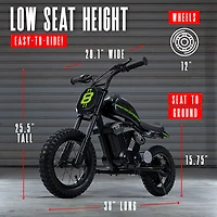 Madd Gear Kids' Electric 24 V Dirt Bike