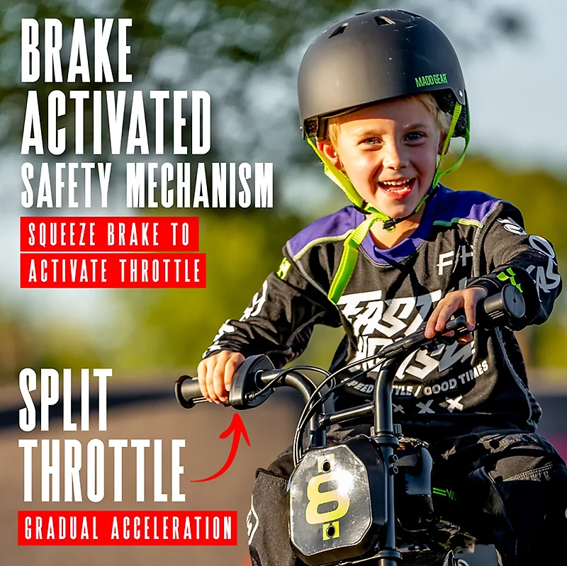 Madd Gear Kids' Electric 24 V Dirt Bike