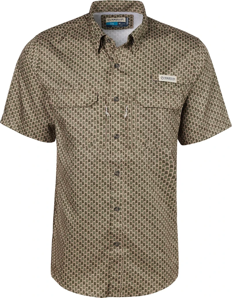 Magellan Outdoors Men's Alabama Local State Print Button-Down Shirt