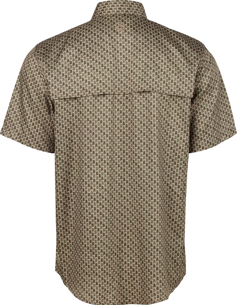 Magellan Outdoors Men's Alabama Local State Print Button-Down Shirt
