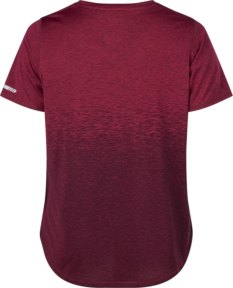 BCG Women's Ombre V-Neck Plus Training T-shirt