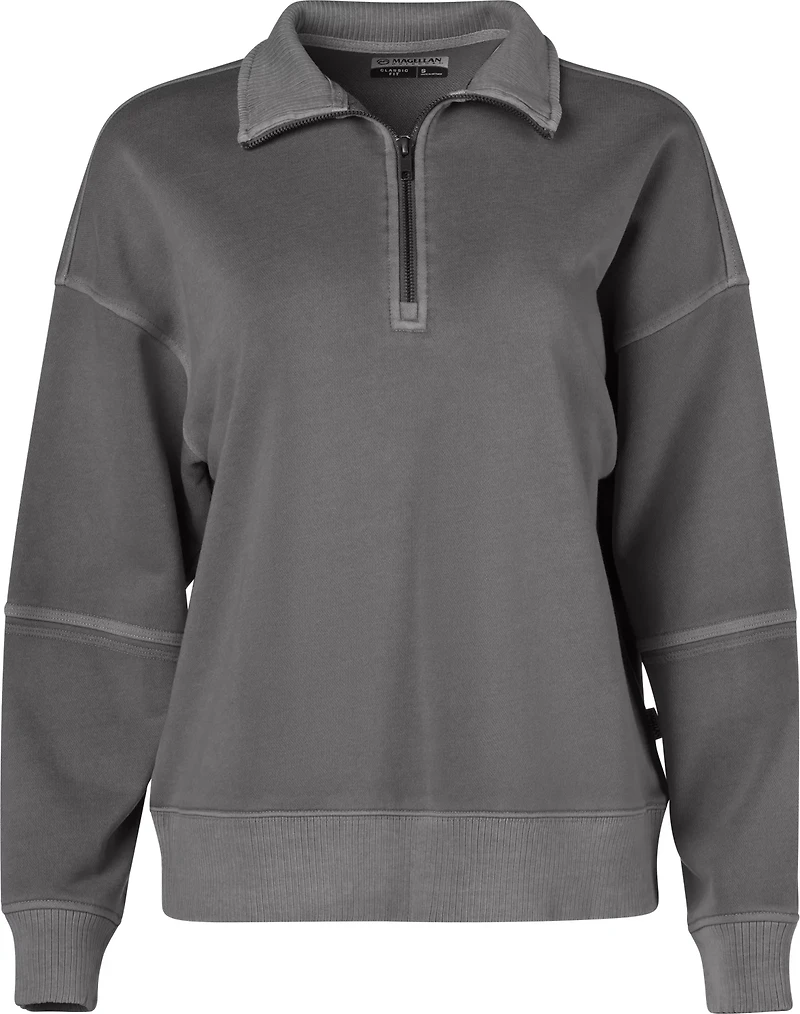 Magellan Outdoors Women's Campfire Washed 1/2-Zip Sweatshirt