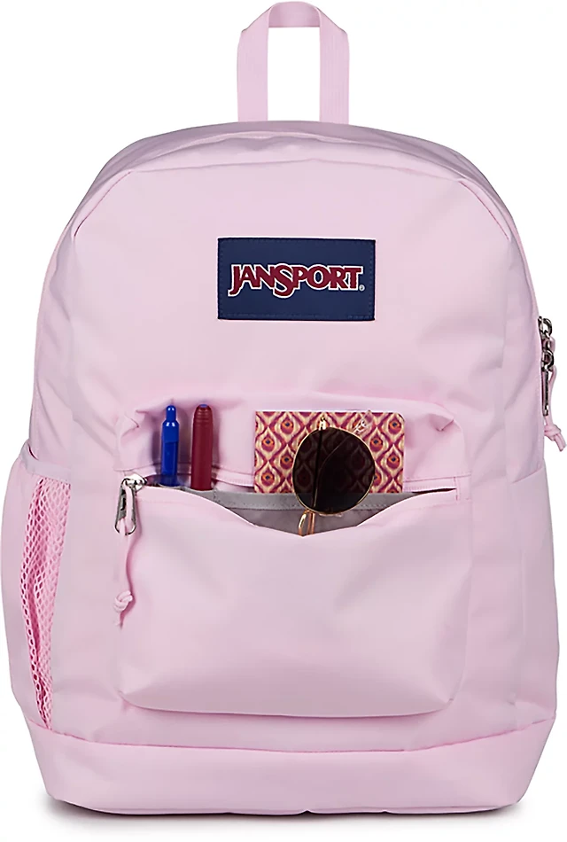 jansport backpacks for girls big student Pastel Petals Lilac Color:Frog plenty of pockets Hello Kitty Hibiscus Diamond Price_Under £45