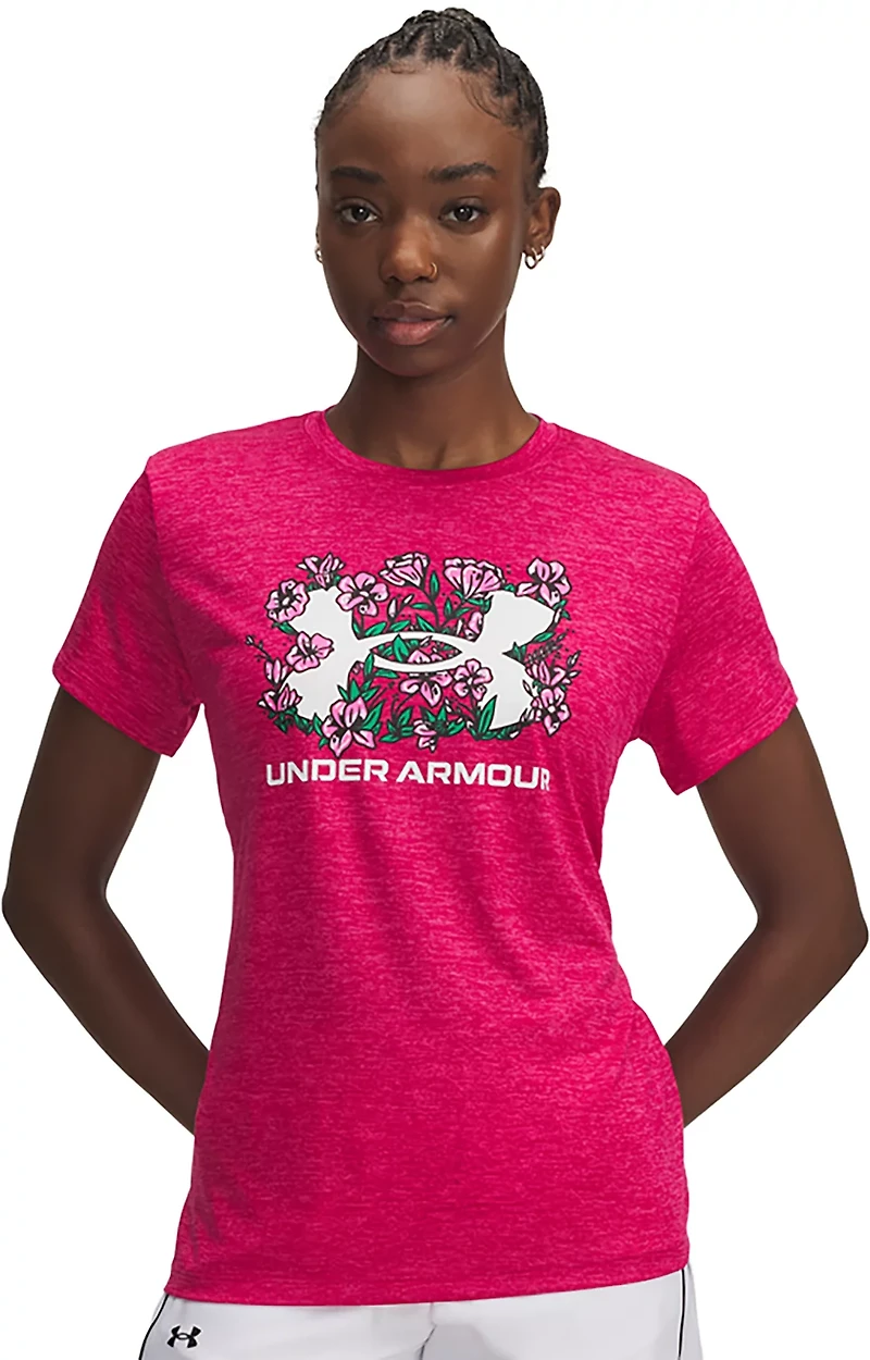 Under Armour Women's Flower Tech Twist Graphic T-shirt