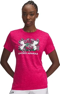 Under Armour Women's Flower Tech Twist Graphic T-shirt