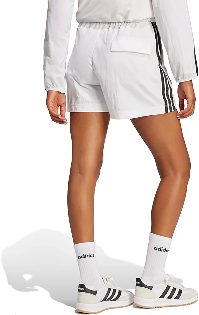 adidas Women's 3-Stripes Woven Shorts 4