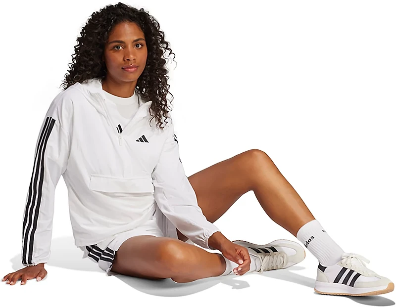 adidas Women's 3-Stripes Woven Shorts 4