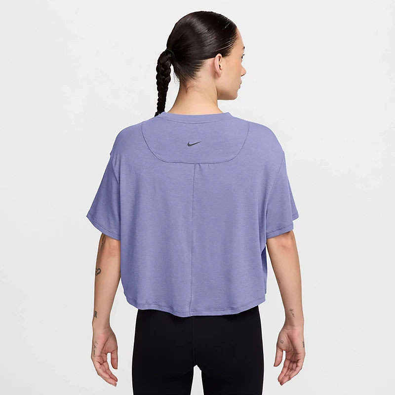 Nike Women's One Relaxed Dri-FIT Cropped Short-Sleeve Top