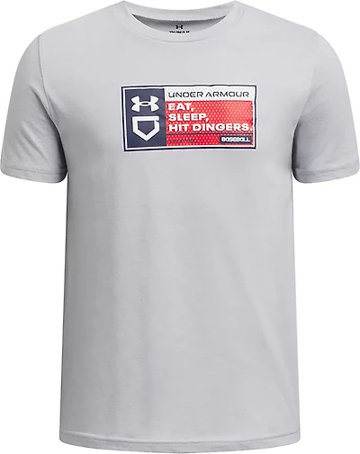 Under Armour Boys' Baseball Dingers Short Sleeve T-shirt