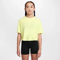 Nike Girls' One Relaxed Dri-FIT Loose Short Sleeve Top