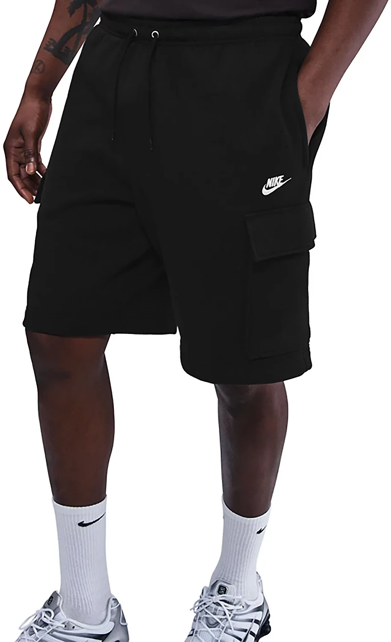 Nike Men's Club Brushed Fleece Cargo Shorts 9.5