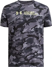 Under Armour Boys' All Over Print Camo Short Sleeve T-shirt