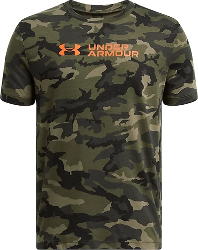 Under Armour Boys' All Over Print Camo Short Sleeve T-shirt