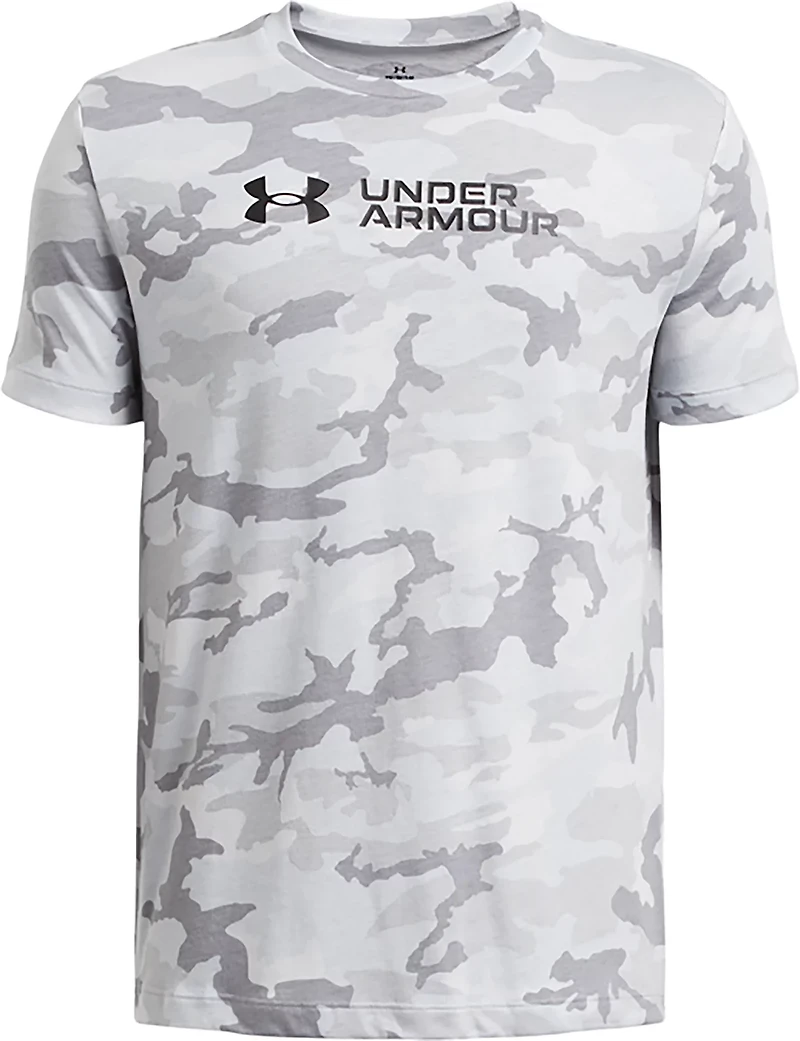 Under Armour Boys' All Over Print Camo Short Sleeve T-shirt