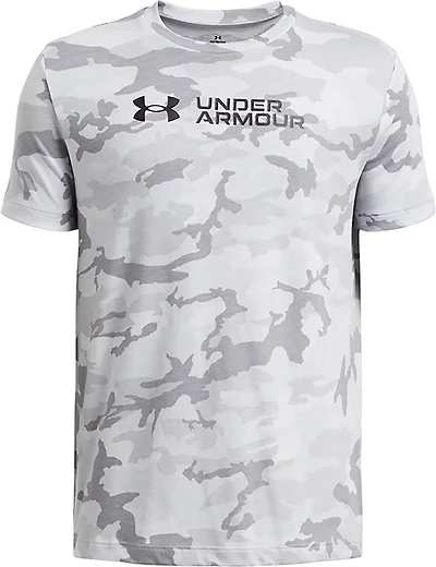 Under Armour Boys' All Over Print Camo Short Sleeve T-shirt