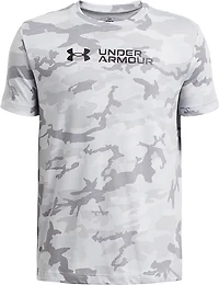 Under Armour Boys' All Over Print Camo Short Sleeve T-shirt