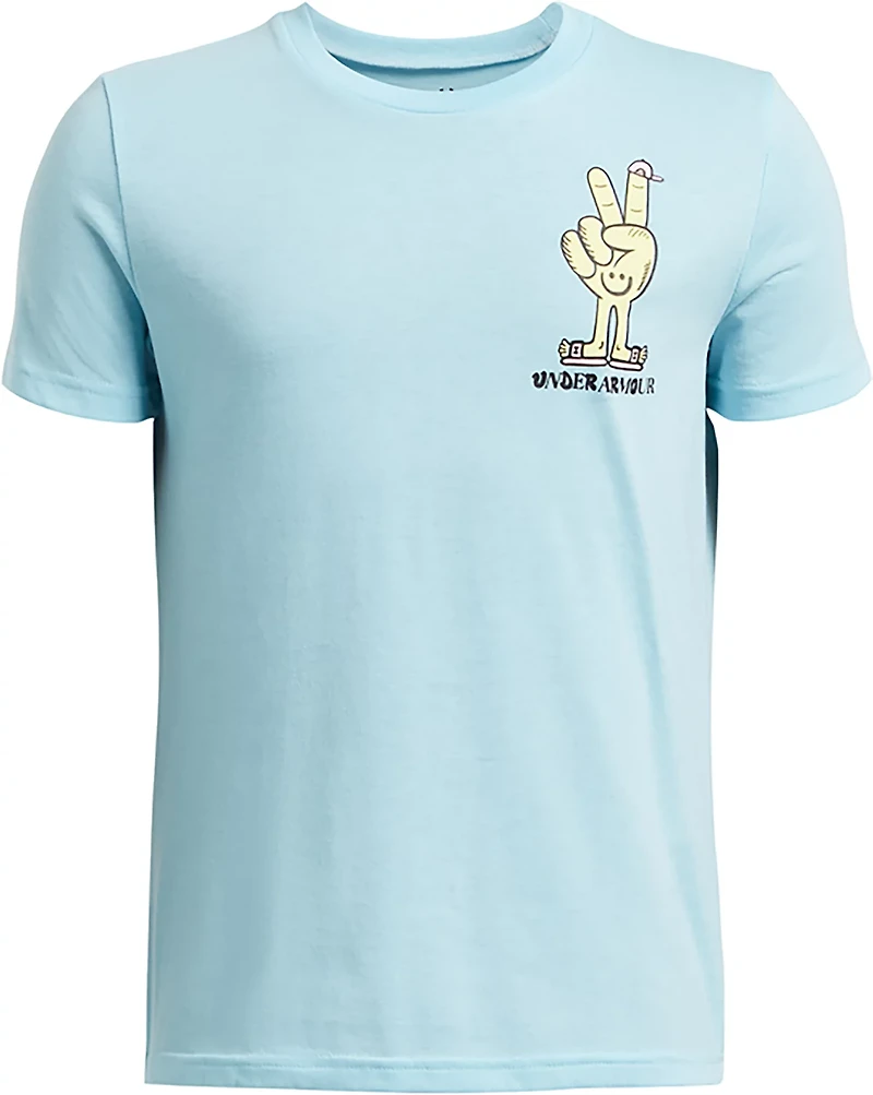 Under Armour Boys' Peace Love UA Short Sleeve T-shirt