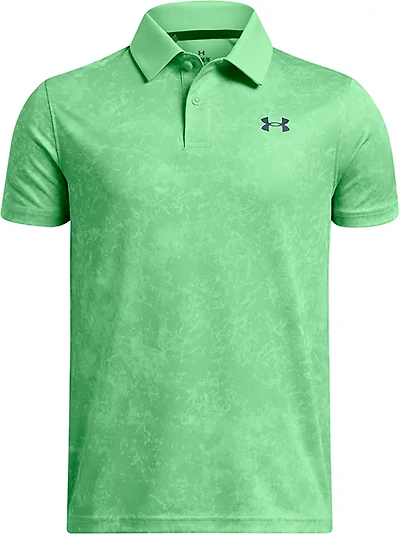 Under Armour Boys' Performance Printed Polo