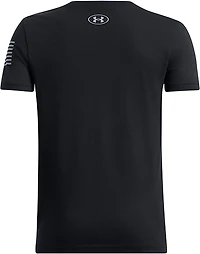 Under Armour Boys' Freedom Big Logo Short Sleeve T-shirt