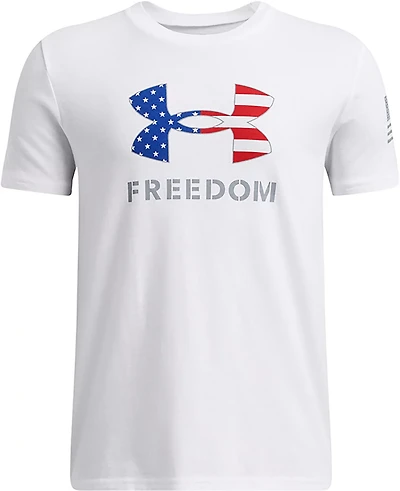 Under Armour Boys' Freedom Big Logo Short Sleeve T-shirt