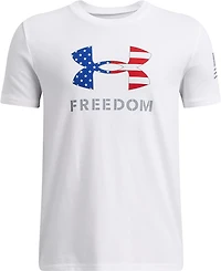 Under Armour Boys' Freedom Big Logo Short Sleeve T-shirt