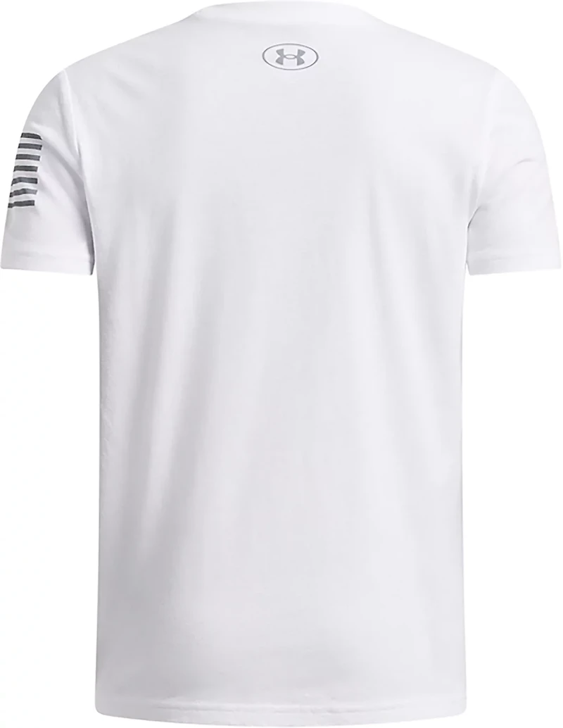 Under Armour Boys' Freedom Big Logo Short Sleeve T-shirt