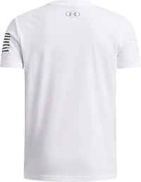 Under Armour Boys' Freedom Big Logo Short Sleeve T-shirt