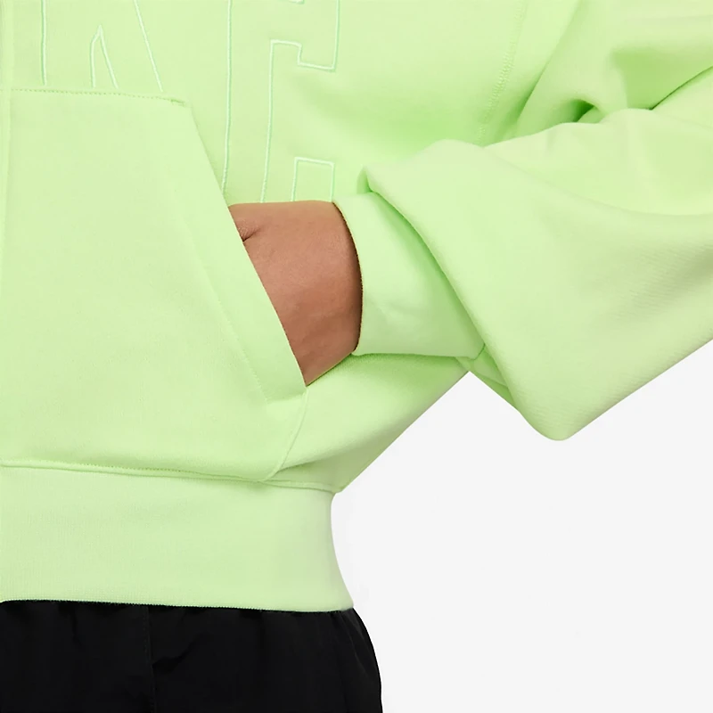 Nike Women's Sportswear Full-Zip Cropped French Terry Hoodie