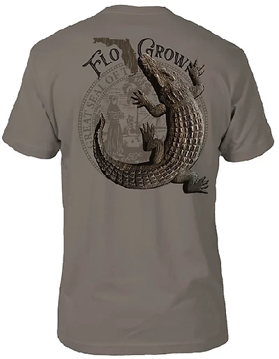 FLOGROWN Men's Wood Gator Short Sleeve T-shirt
