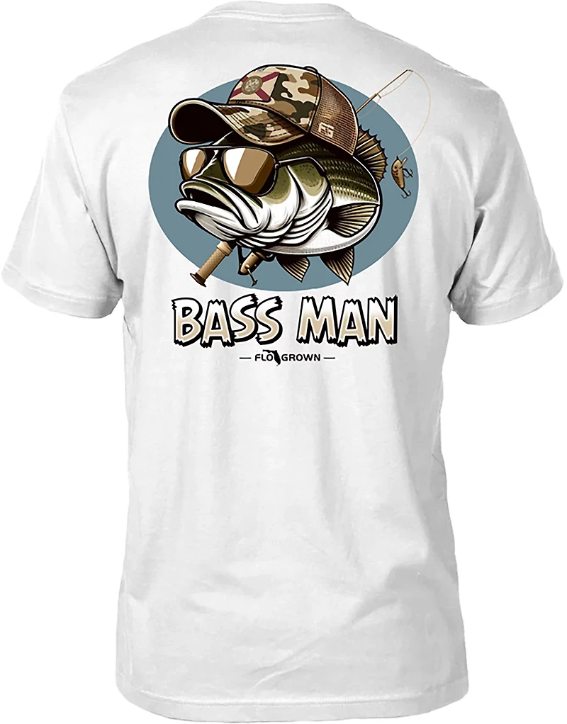 FLOGROWN Men's Bass Man Short Sleeve T-shirt